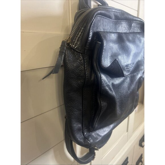American Leather Company Genuine Super Soft Leather Backpack Classic Black main image 11